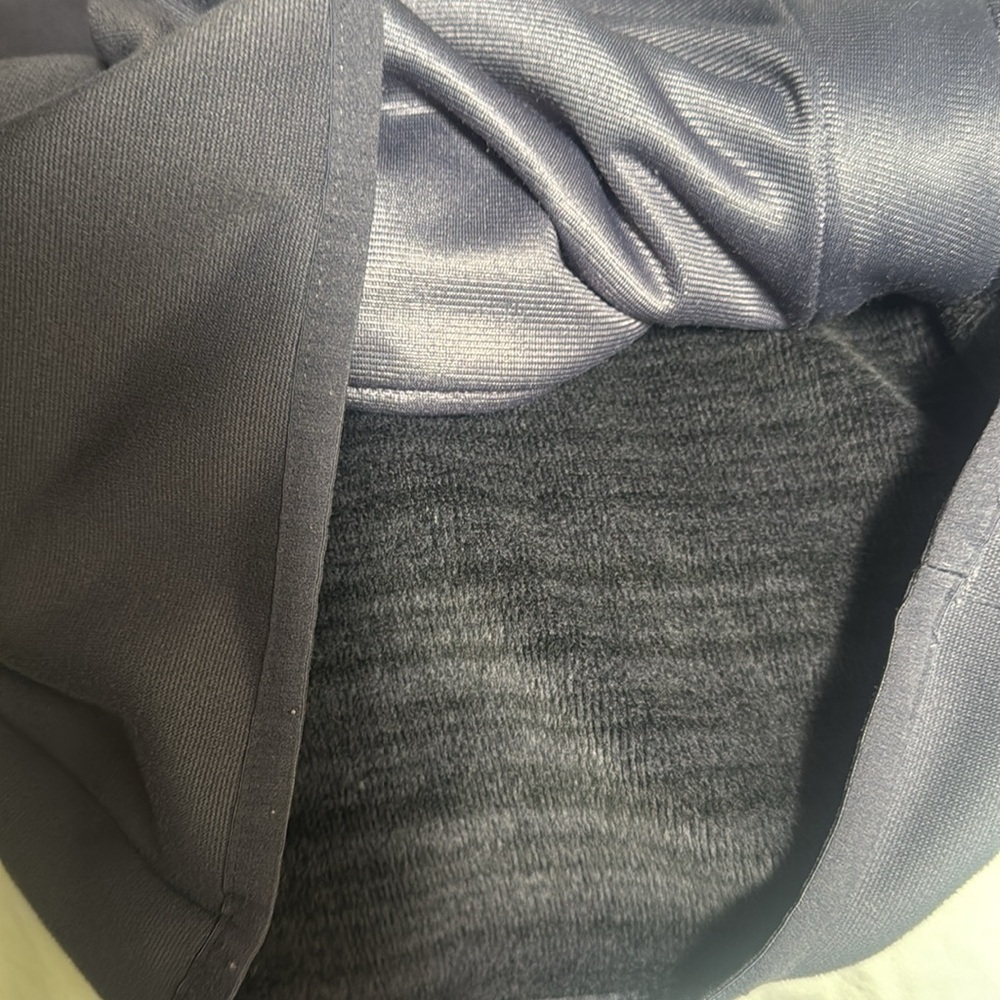 Women’s North Face neck Zip Hoodie Furry Warm Inside Athletic Ski Long Sleeve - Picture 8 of 8
